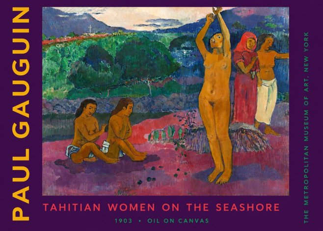 Paul Gauguin Tahitian Women on the Seashore No2 - Poszter