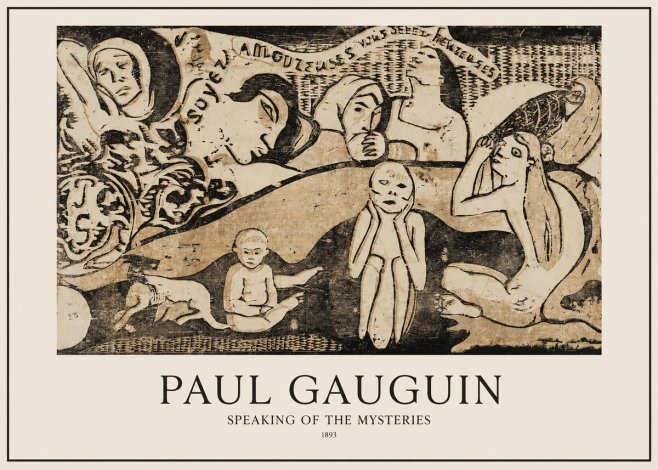 Paul Gauguin Speaking of the Mysteries No1 - Poszter