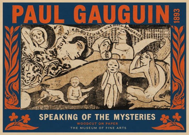 Paul Gauguin Speaking of the Mysteries No2 - Poszter