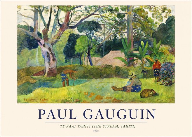 Paul Gauguin Te Ra'ai Rahi (the Great Pond) No2 - Poszter
