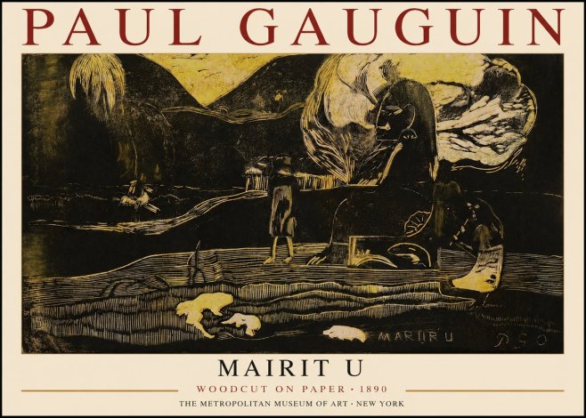 Paul Gauguin Mairit U No1 - Poszter