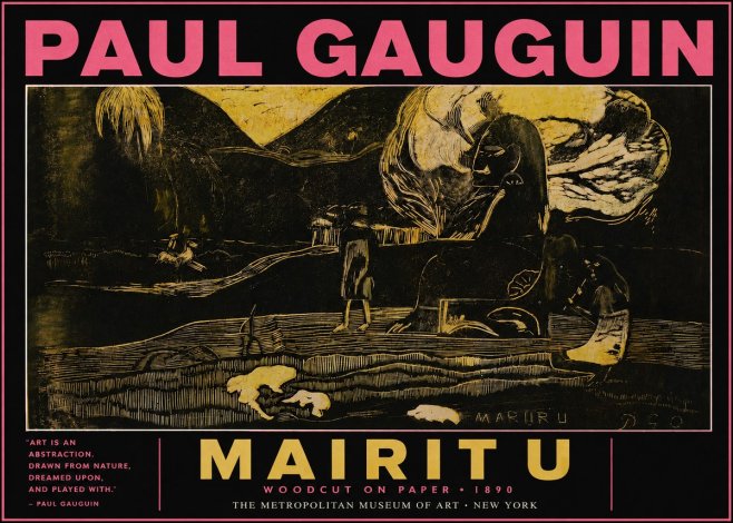 Paul Gauguin Mairit U No3 - Poszter