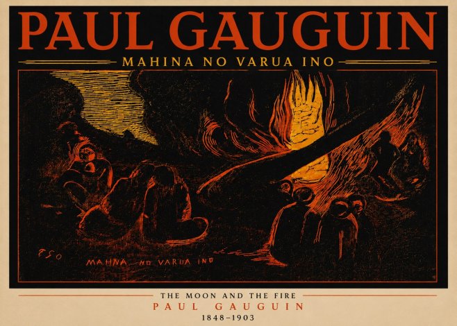Paul Gauguin Mahina No Varua Ino No5 - Poszter