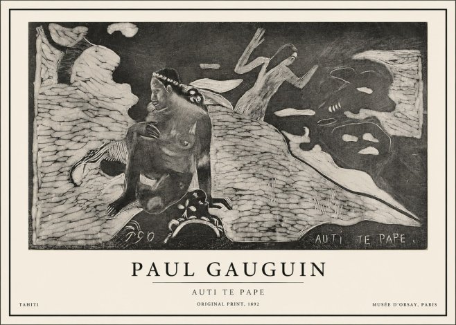 Paul Gauguin Auti Te Pape No1 - Poszter