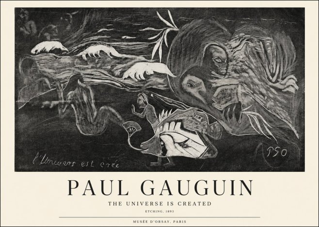 Paul Gauguin The Universe Is Created I No1 - Poszter