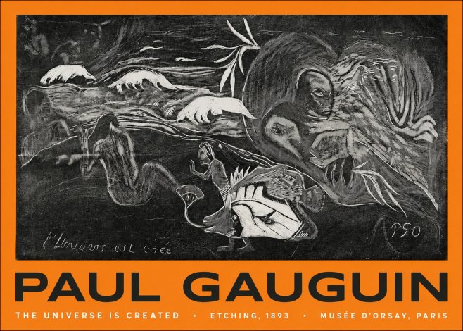 Paul Gauguin The Universe Is Created I No2 - Poszter