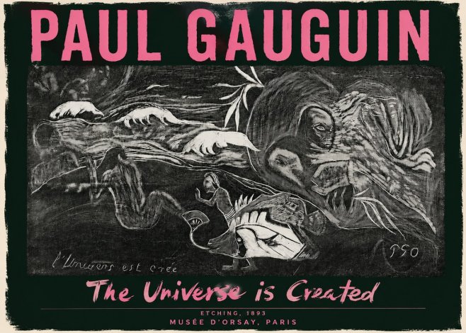 Paul Gauguin The Universe Is Created I No3 - Poszter