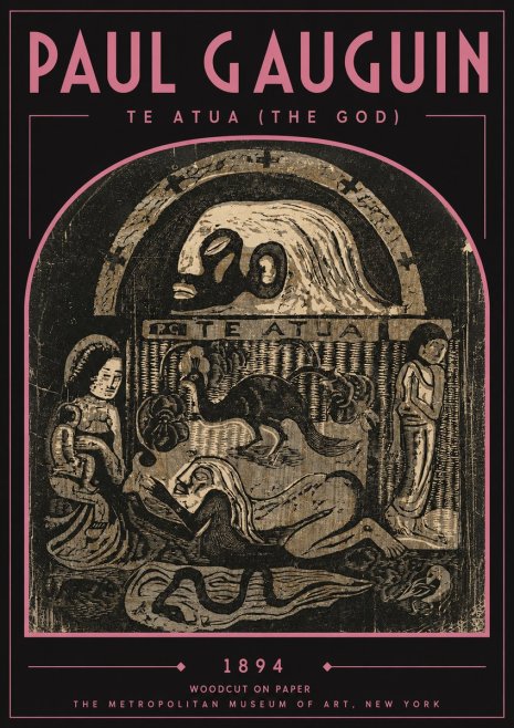 Paul Gauguin Te Atua (the God) No3 - Poszter