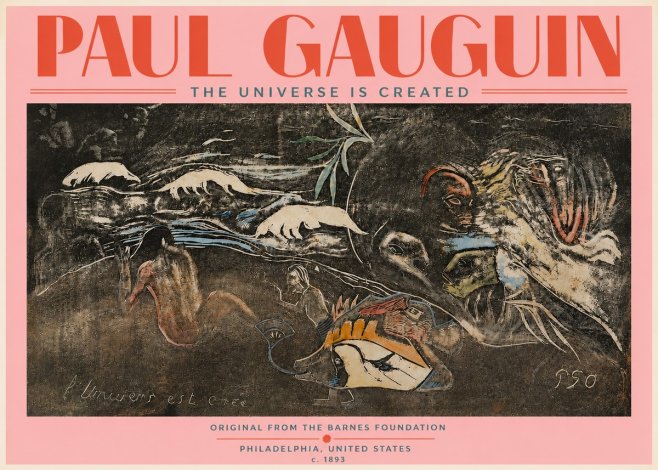 Paul Gauguin The Universe Is Created II No5 - Poszter