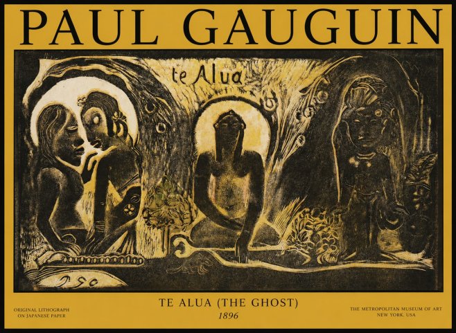 Paul Gauguin Te Alua (the Ghost) No1 - Poszter