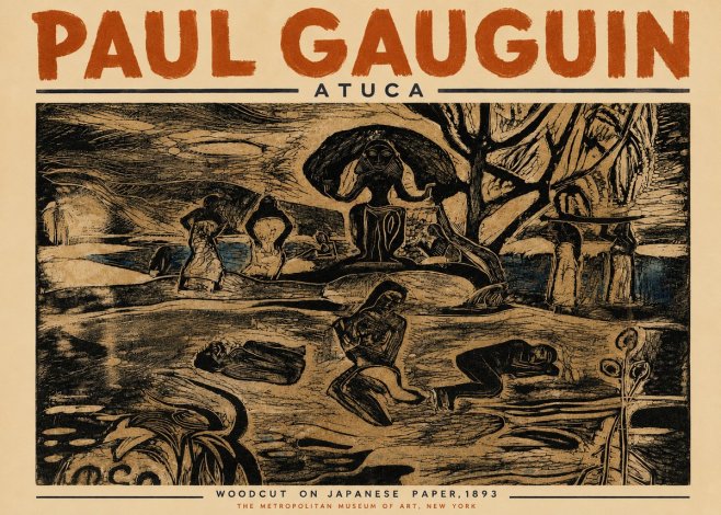 Paul Gauguin Atuca No4 - Poszter