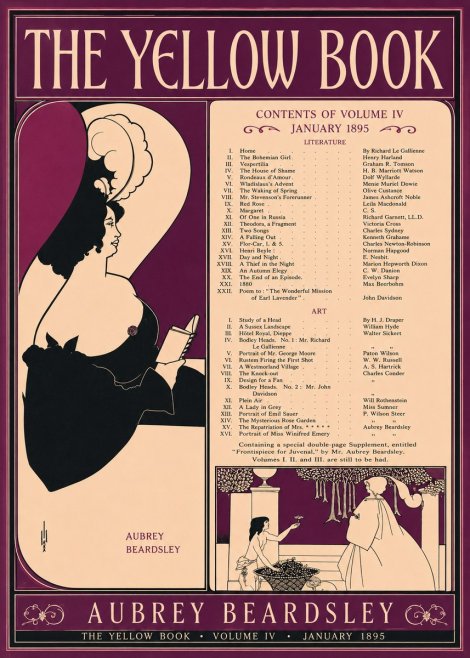 Aubrey Beardsley The Yellow Book II No2 - Poszter