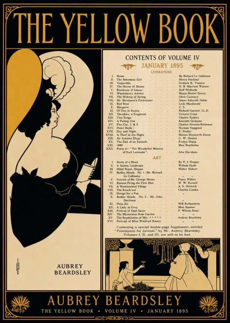 Aubrey Beardsley The Yellow Book II No3 - Poszter