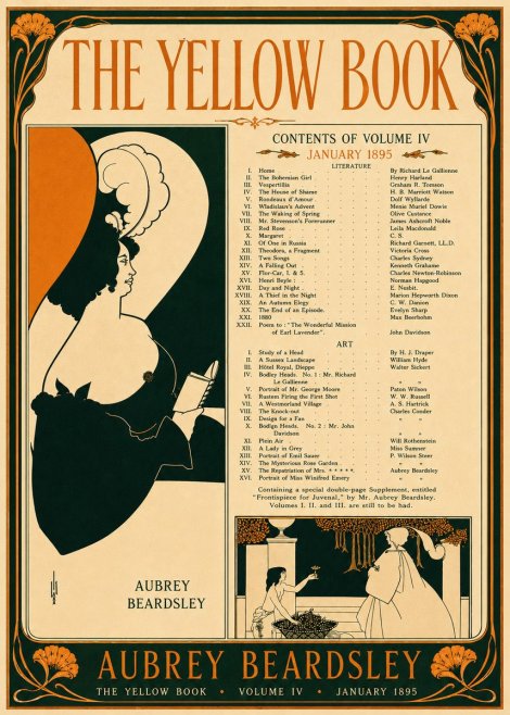 Aubrey Beardsley The Yellow Book II No5 - Poszter