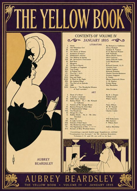 Aubrey Beardsley The Yellow Book II No6 - Poszter