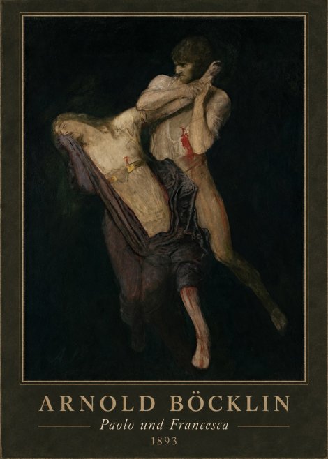 Arnold Böcklin Paolo Und Francesca No4 - Poszter