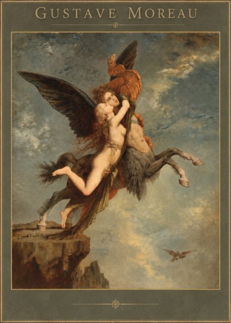 Gustave Moreau The Chimaera No2 - Poszter