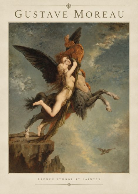 Gustave Moreau The Chimaera No3 - Poszter