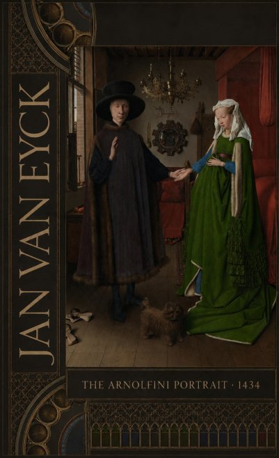 Jan van Eyck The Arnolfini Portrait I No3 - Poszter