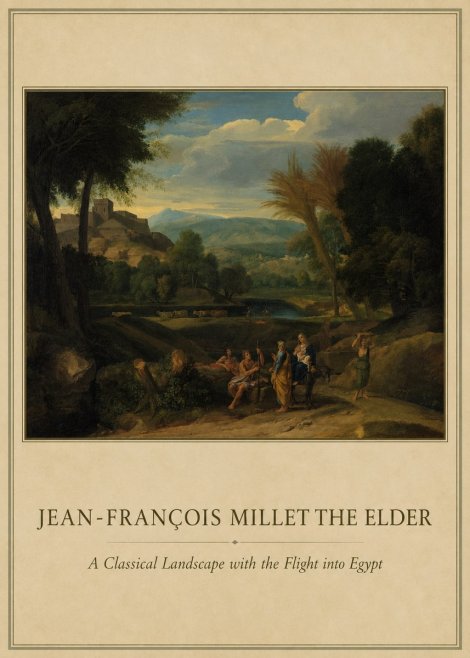 Jean-François Millet A Classical Landscape with the Flight into Egypt No1 - Poszter