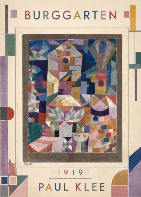 Paul Klee Burggarten No1 - Poszter