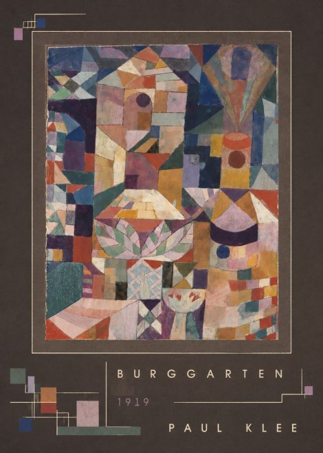 Paul Klee Burggarten No3 - Poszter