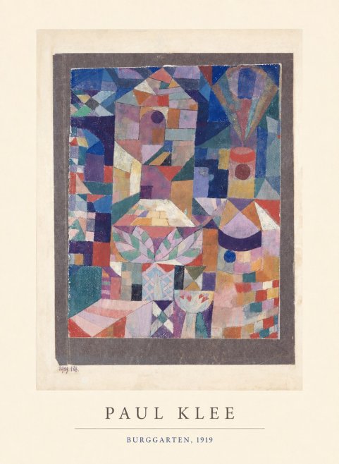 Paul Klee Burggarten No4 - Poszter