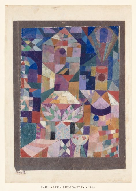 Paul Klee Burggarten No6 - Poszter
