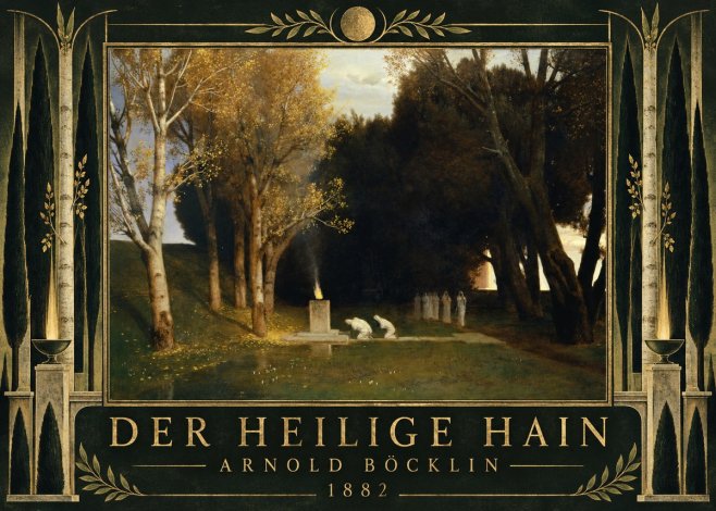 Arnold Böcklin Der Heilige Hain I No5 - Poszter