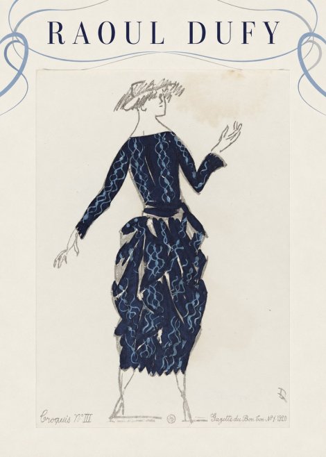 Raoul Dufy Croquis N°iii No3 - Poszter