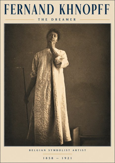 Fernand Khnopff The Dreamer No3 - Poszter