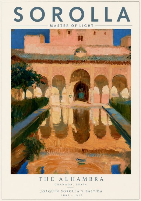 Sorolla The Alhambra No3 - Poszter