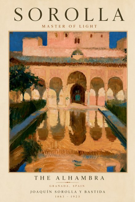 Sorolla The Alhambra No5 - Poszter