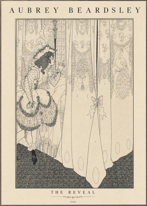Aubrey Beardsley The Reveal No1 - Poszter