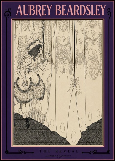 Aubrey Beardsley The Reveal No2 - Poszter