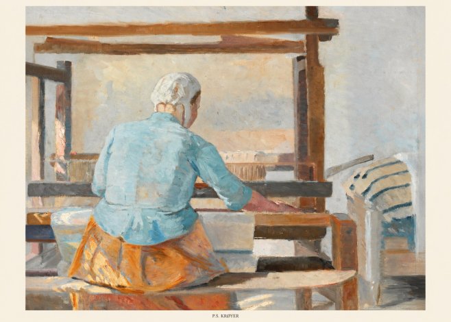P.S. Krøyer A Weaver No5 - Poszter