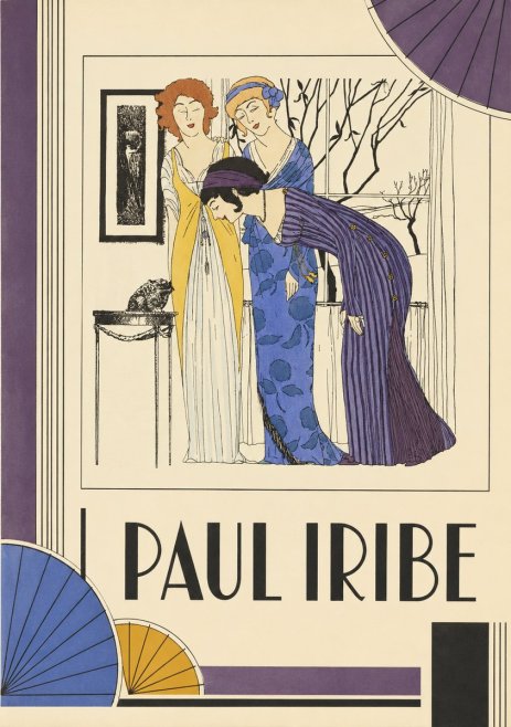 Paul Iribe Three Women and a Frog No2 - Poszter
