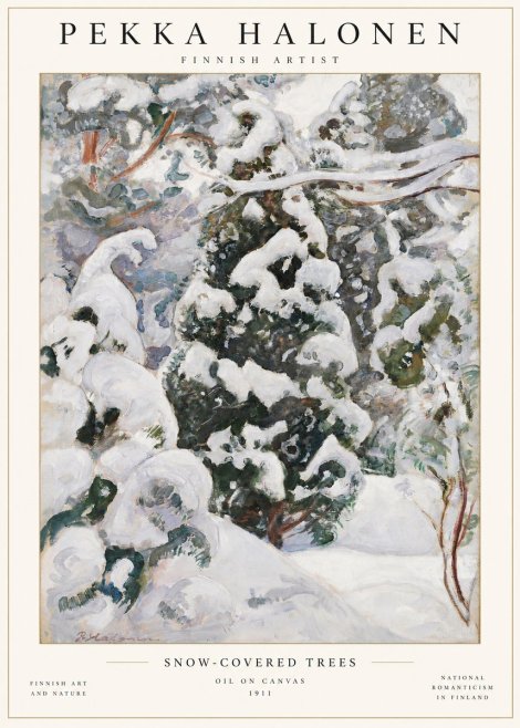 Pekka Halonen Winter Forest I No2 - Poszter