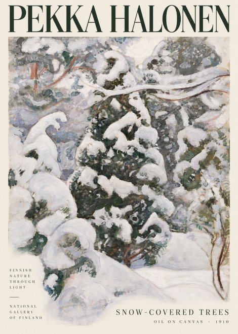 Pekka Halonen Winter Forest I No4 - Poszter