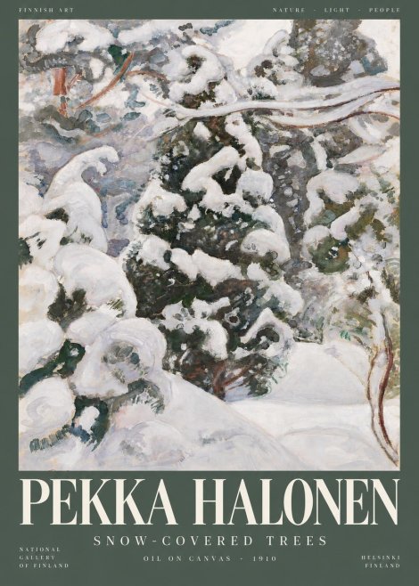 Pekka Halonen Winter Forest I No5 - Poszter
