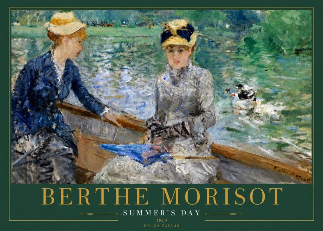 Berthe Morisot Summer's Day No5 - Poszter