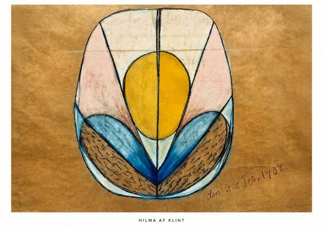 Hilma af Klint The Five - No Title No6 - Poszter