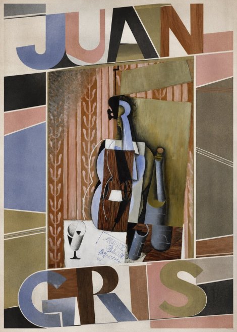 Juan Gris Still Life with Mandolin No3 - Poszter
