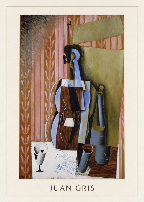 Juan Gris Still Life with Mandolin No4 - Poszter