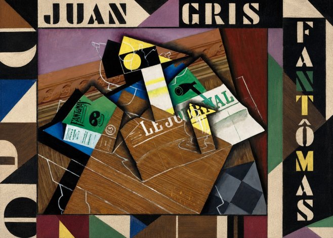 Juan Gris Fantômas I No5 - Poszter