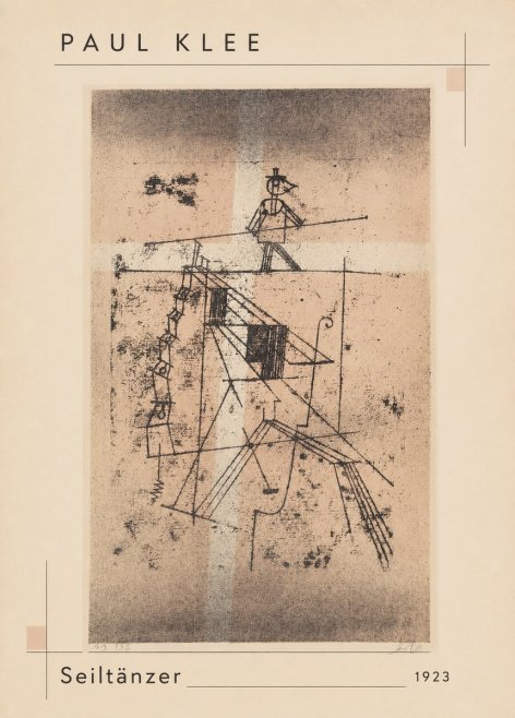 Paul Klee Seiltänzer II No3 - Poszter