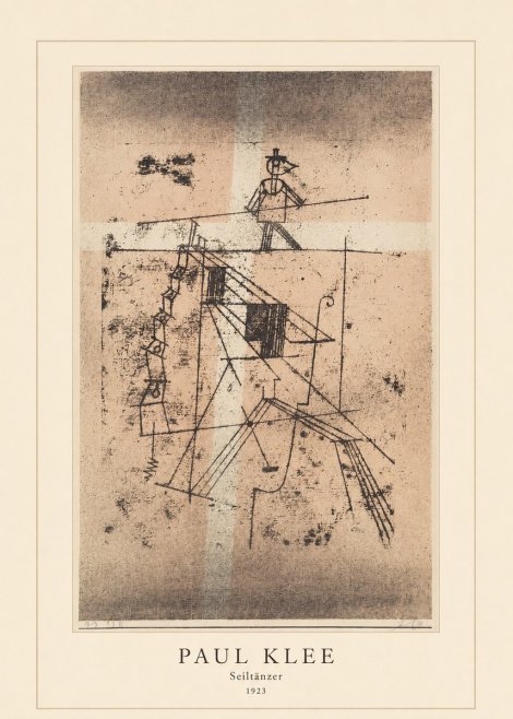 Paul Klee Seiltänzer II No4 - Poszter