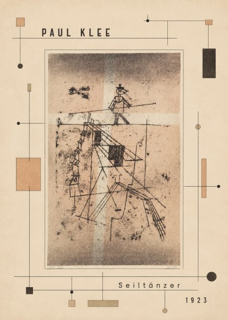 Paul Klee Seiltänzer II No5 - Poszter