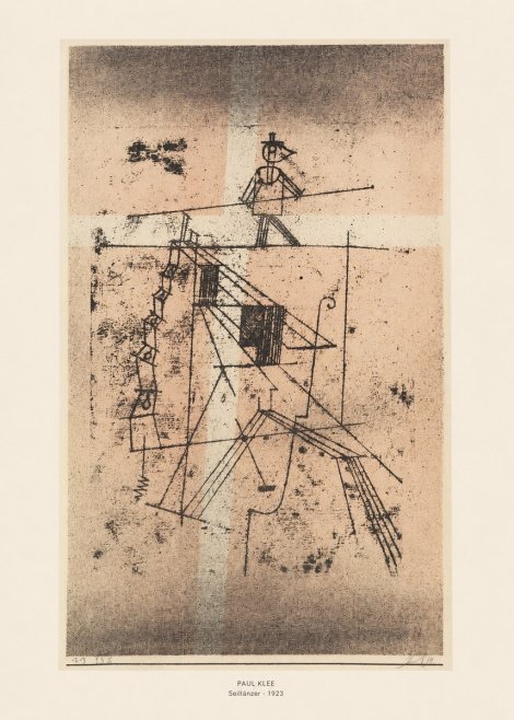 Paul Klee Seiltänzer II No6 - Poszter