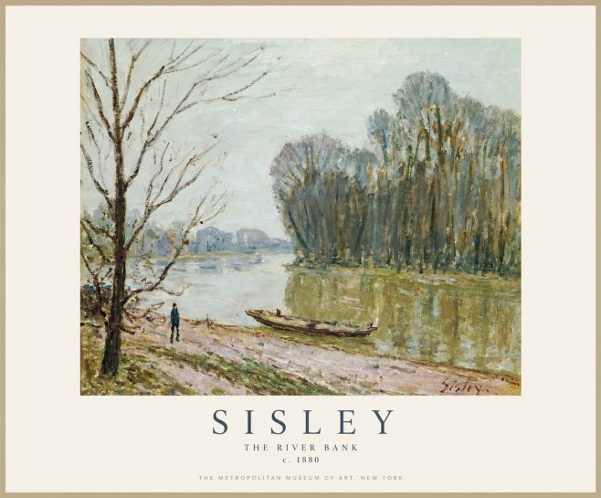 Sisley The River Bank II No1 - Poszter